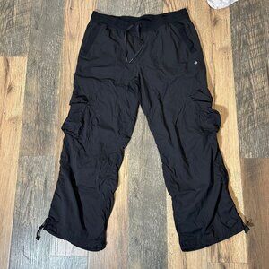 Lululemon Dance Studio Relaxed-Fit Mid-Rise Cargo Pant Black Women's Size 14